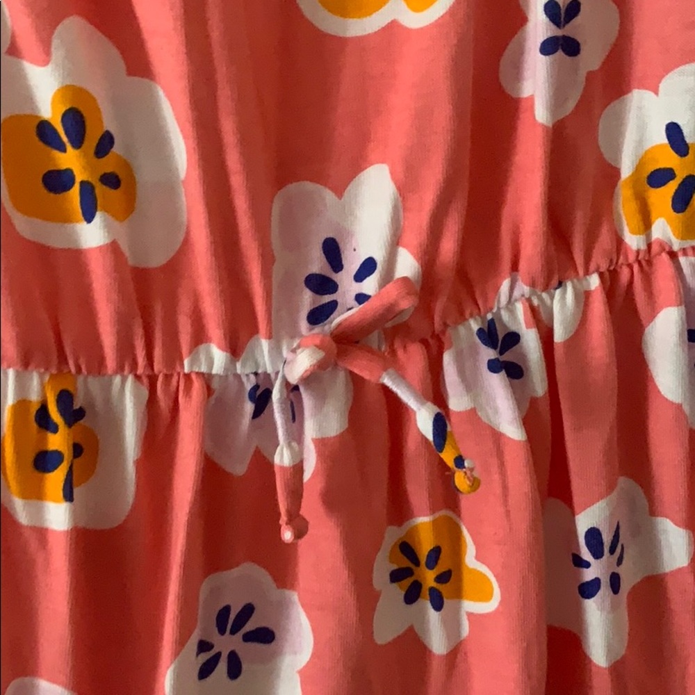 Cat and Jack Target coral floral girls dress - Picture 4 of 6